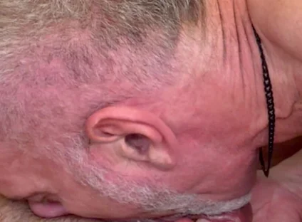 Close-up - Bottom Cares for Cock