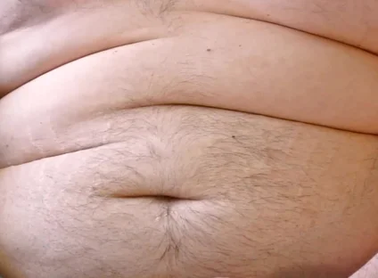 Fat Hairy Chub Masturbating Out Publicly on Cam