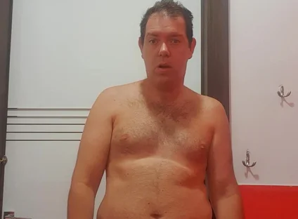 All Naked in Bathroom