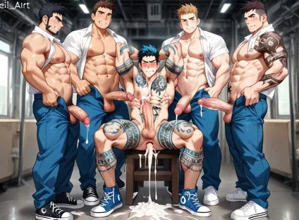 Hunk Gay Ass Fucking