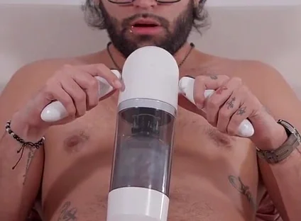 10 Out of 10 Vava Telescopic Masturbator Review - My Huge Curved Cock Can’t Stop Throbbing