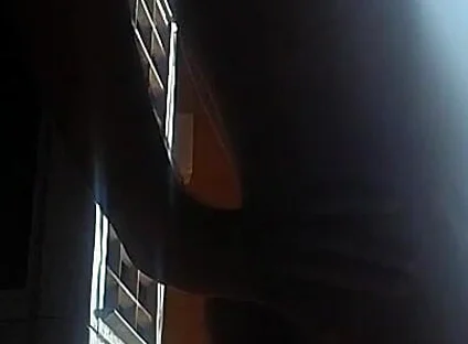 Outside Balcony Masturbated Huge Cock