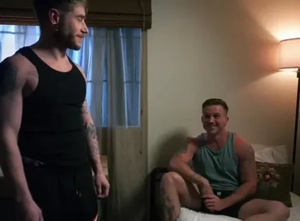 Gay Threesome Retreat Gets Steamy