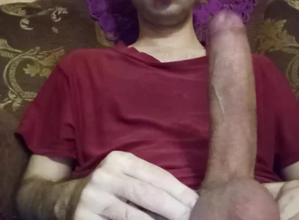 Boy with Huge Cock. Solo Masturbation