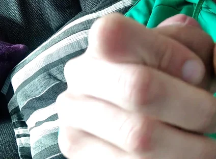 Huge Veiny Cock Is Jerked on the Couch Until He Cums, We Watch a Movie?