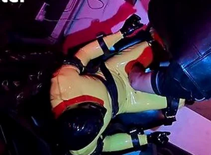Leather Master Cbt On Bound Rubber Gimp Preview