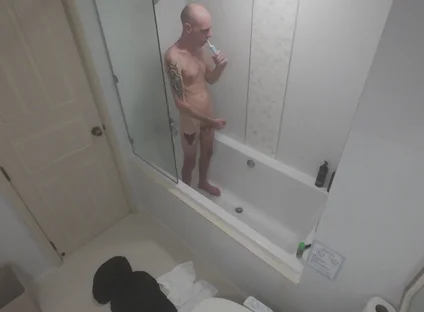 Secret Shower Cam Caught Me Touching Myself