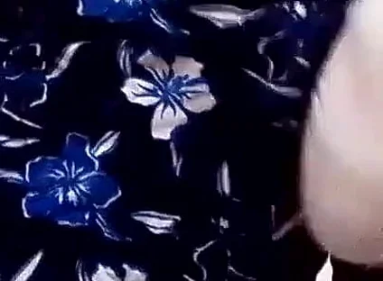Striking Sisna While Wearing Her Stepsister's Floral Pants and White Panties