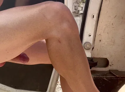 Rough Fucking and Foot in the Ass in the Back of the Truck