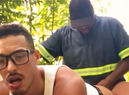 Workers Eating Colleague's Ass and Cumming in His Mouth