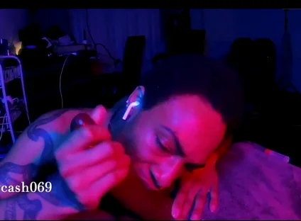 Giving Sloppy Blowjob to My Toy