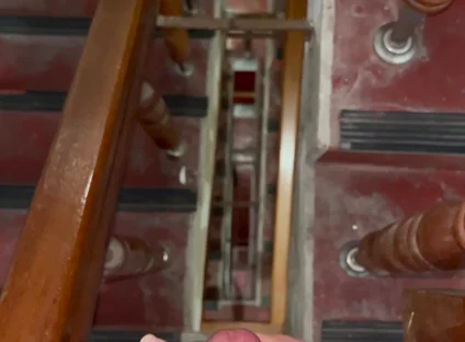 Shot in the Stairwell