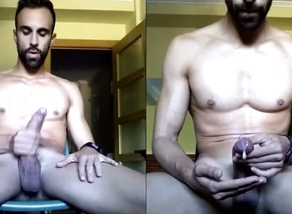 Jerking off for a Fan and Cumming a Lot
