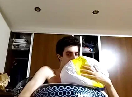 Watch Me Blowing up Inflatables and Playing with Them Until I Cum on Stream