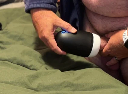 Hands Free Orgasm Cum Lube Collecting