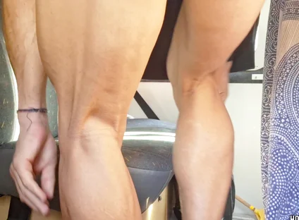 Van Masturbation - Sexy Guy Humping and Cumming