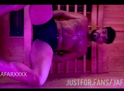 Ready for a Session with Me Dripping Sweat in the Sauna After Long Gym Session with My Feet in Your Face to Lick and Clean