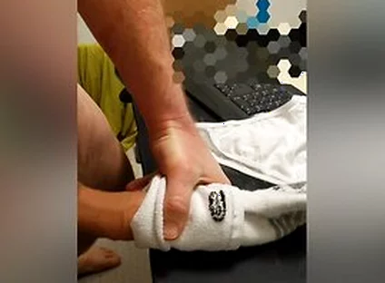 Vocal Stepdad Plays & Fucks Sock For His Fans