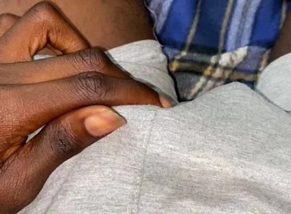 Got Caught Stroking My Big Black Cock