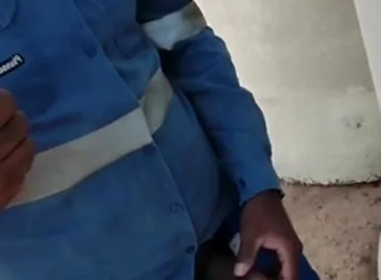 Before Heading Home, the Worker Gets a Quickie at the Construction Site.