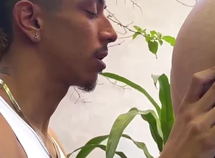 Butt Fucking Tree Huggers Gay Anal Cumshot Deep Breeding! Hung Papi Santo Jorge