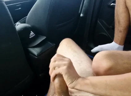 A Stranger Fucked Me in My Car on the Highway and Covered Me in Cum!