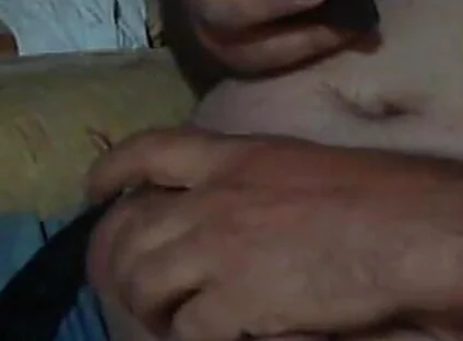 Hairy Horny Bear Cums at the End of the Broadcast