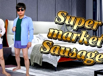 A Big Sausage in the Supermarket That Made a Man Full