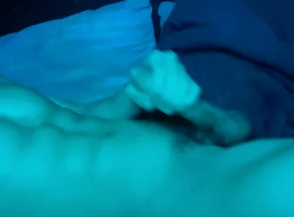 Young Muscular Hot Guy Masturbates at Night While No One Is at the Dacha