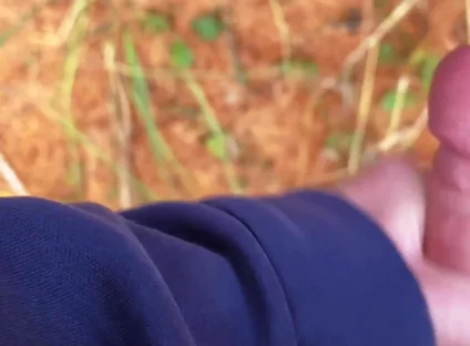 Twink Wixt on an Autumn Day in the Forest and Squirt Horny