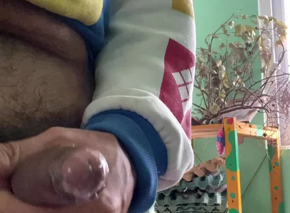 Hard cock with dripping cum