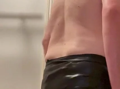Julian Sharp with Black Stockings on