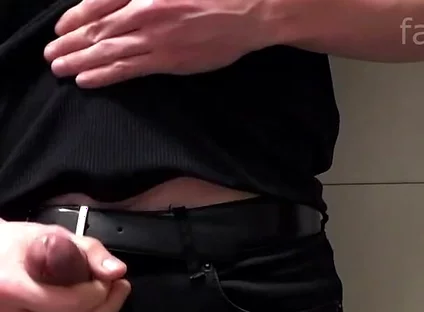 Me Jerking in the Bathroom. Big Cumshot.