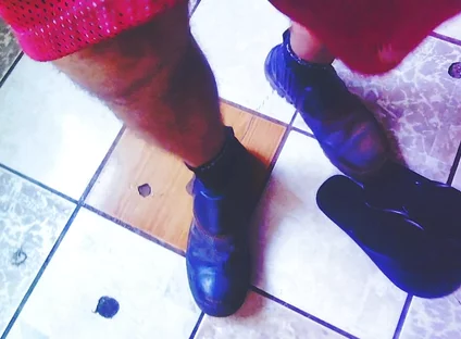 POV Wearing Boots