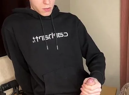 Young Guy's Thick Rope Cum Spray