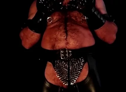 Leather Chaps, Spikes and Pipe