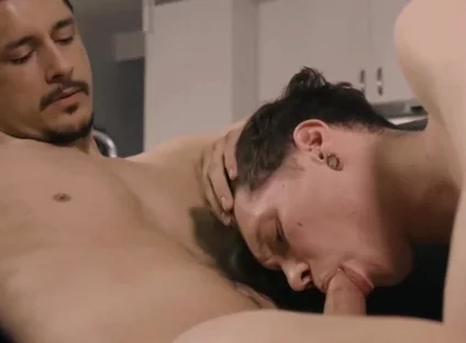 Hot Massage Turned Into Intense Bareback Between Stepdad - Marco Biancci
