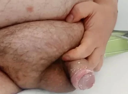 Superchub Smegma Cock Pisses Public Toilette.