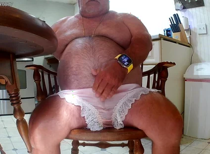 Wet Satin Satin Panties Cum Covered