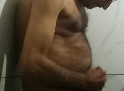 Playing with My Cock in the Bathroom