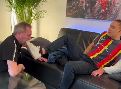 German Master marek sneaker licking