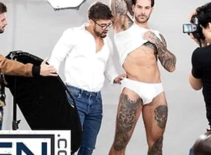 Men - Dann Grey Watches Papi Kocic Posing For A Photoshoot And Wonders What His Cock Would Feel Like