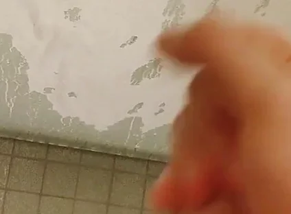 Piss and Cum on the Glass of My Shower