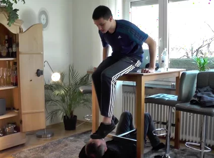 Germany master dierty sneaker licking