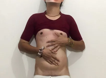 Crossdresser Femboy Sissy Sheenu Playing with Their Body and Dick and Doing a Cumshot