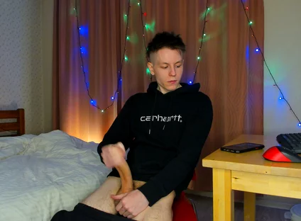 Young Stud's Ecstatic Cum-filled Finish