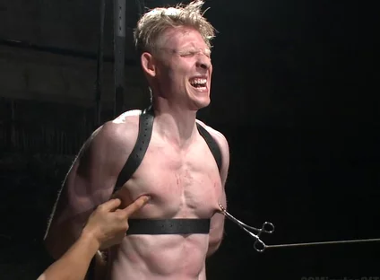 Straight Kickboxer Gets Dunked While Shooting His Load