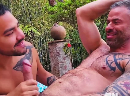 Stiff, Uncut Cock Slipping In And Out