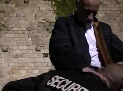 Securite boy sucking skinhead boy cock