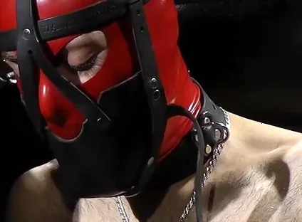 Zeus Gagged Under Mask and Electric to Feet